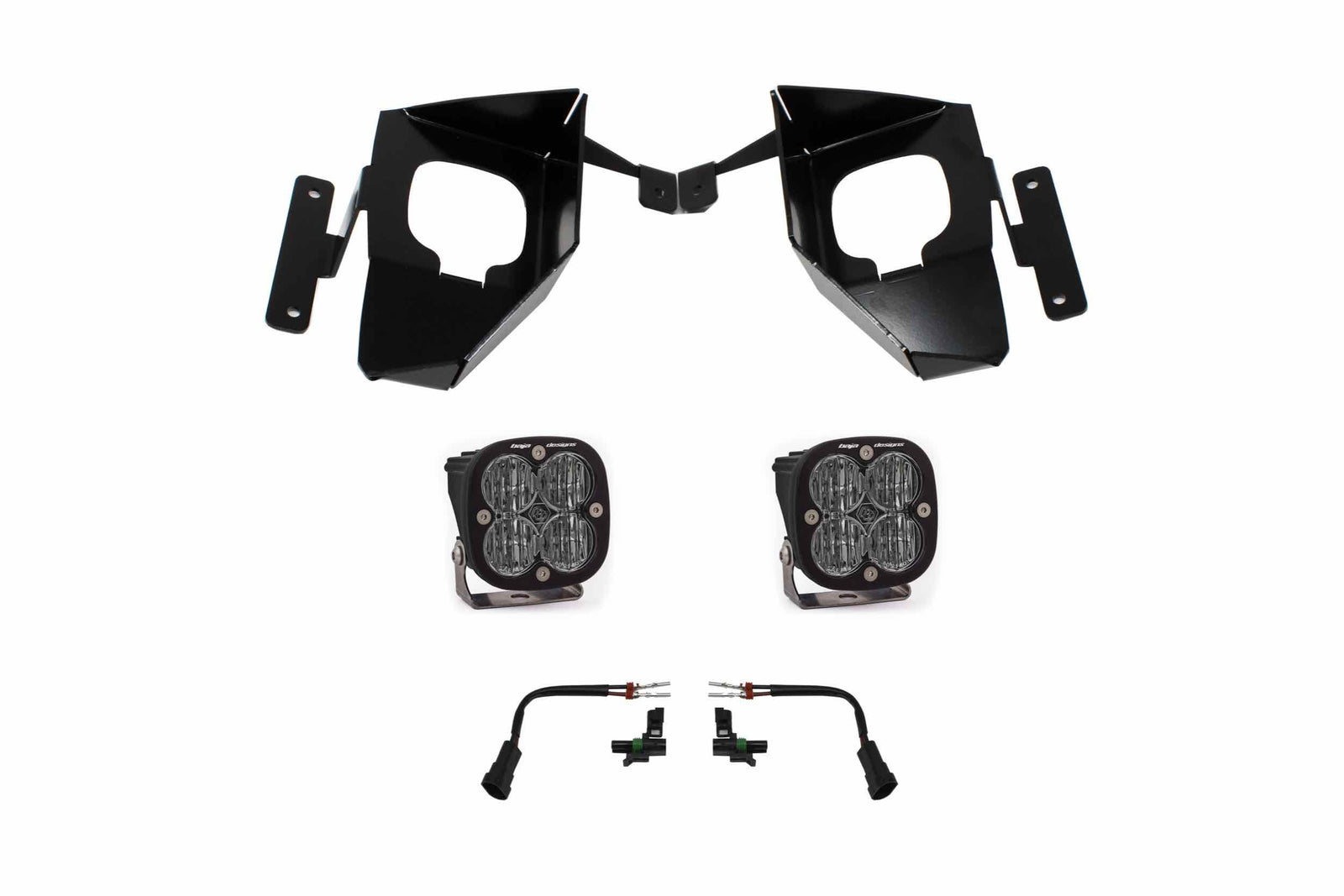 BD LED Fog Kit: Silverado 1500 (16-18) (Amber / Squadron SAE)