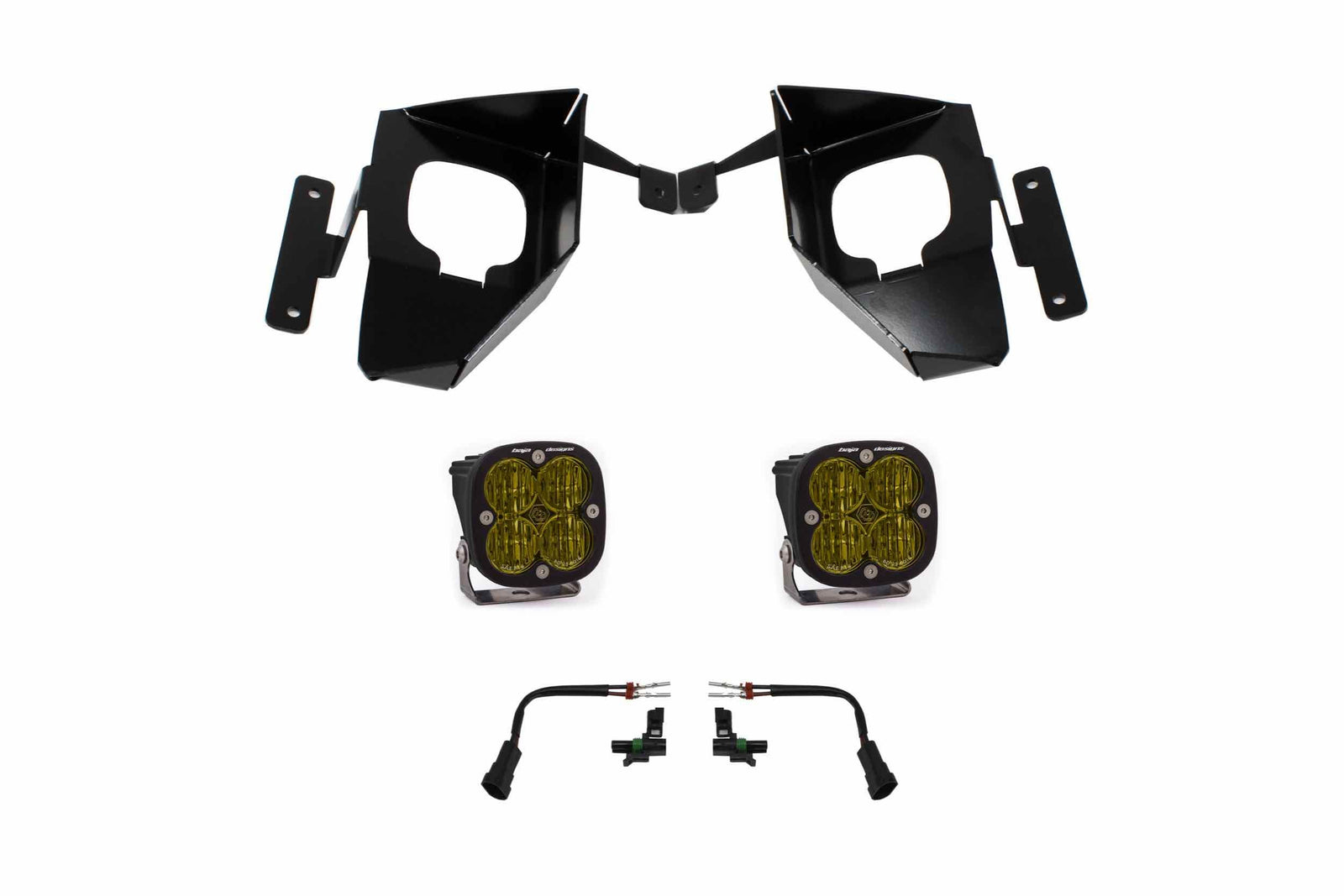 BD LED Fog Kit: Silverado 1500 (16-18) (Amber / Squadron SAE)