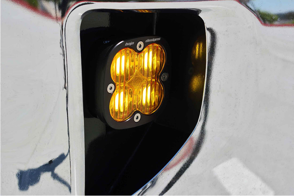 BD LED Fog Kit: Silverado 1500 (16-18) (Amber / Squadron SAE)