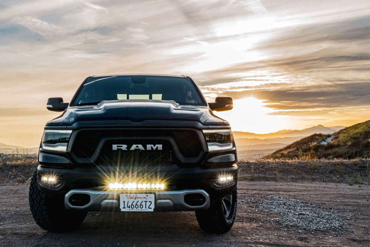 BD LED Fog Kit: Dodge Ram 1500 (19+) (S2 Sport / White)
