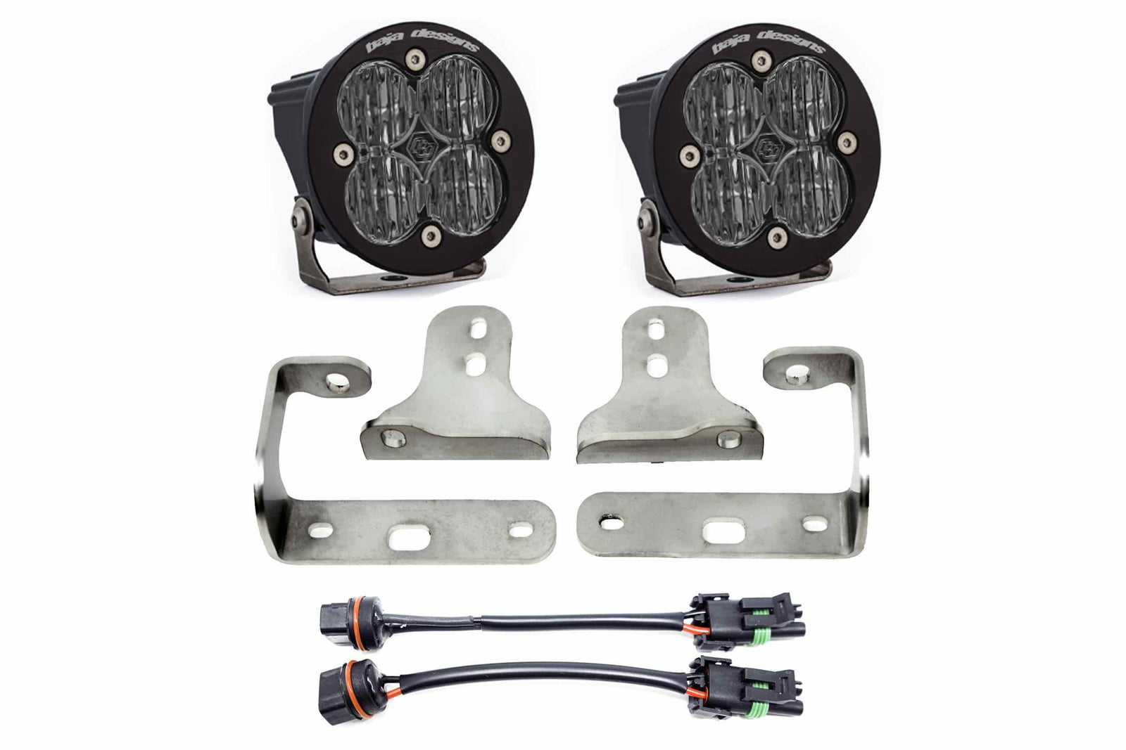 BD LED Fog Kit: Jeep JL Rubicon (19+) (White / Squadron Sport)