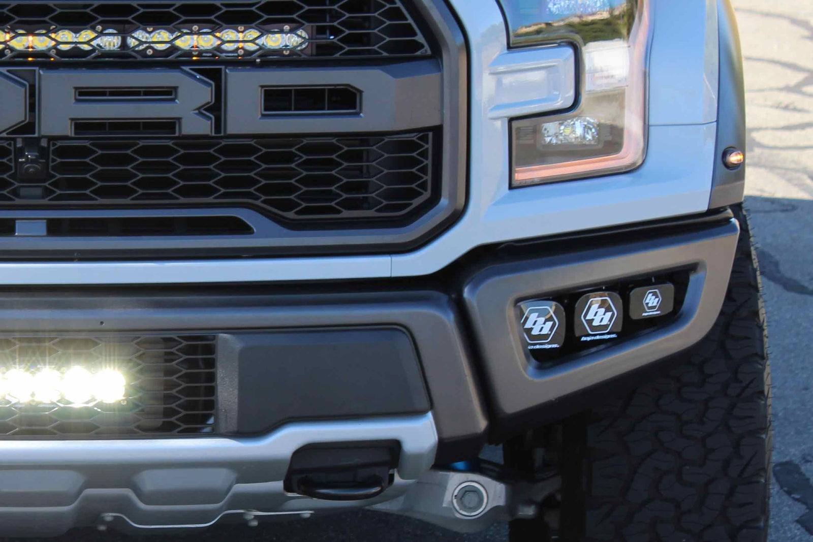 BD LED Fog Kit: Ford Raptor (17-20) (White / Squadron Pro)