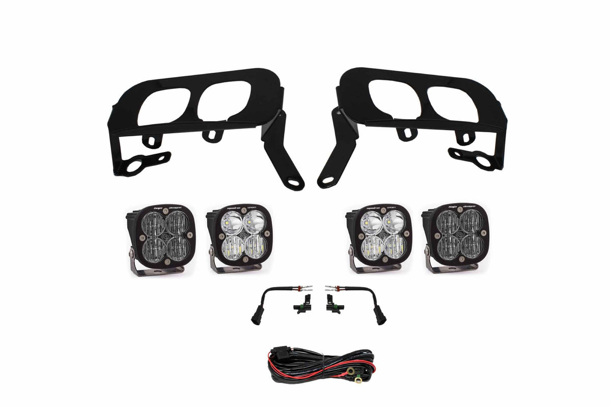 BD LED Fog Kit: Silverado 1500 (14-15) (White W/C & Sport D/C / Squadron SAE)