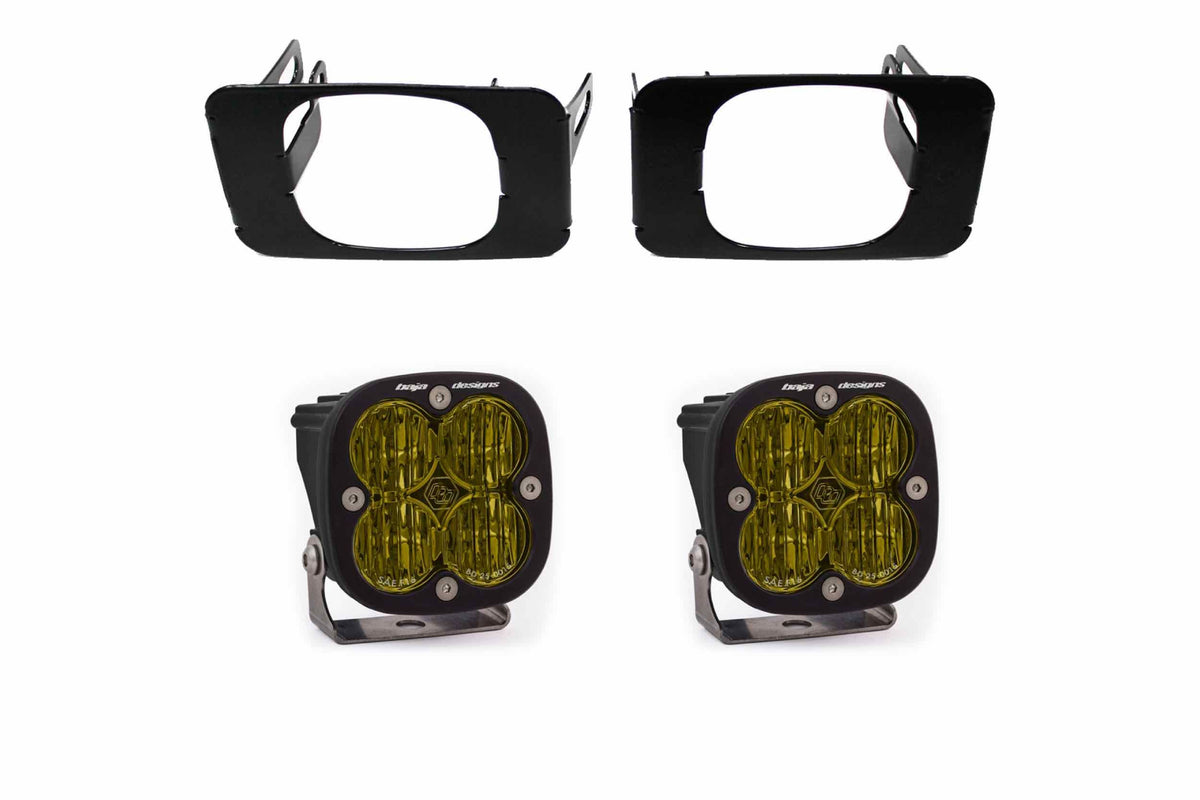 BD LED Fog Kit: F150 (15-20) & Super Duty (17-20) (Clear / Squadron SAE)