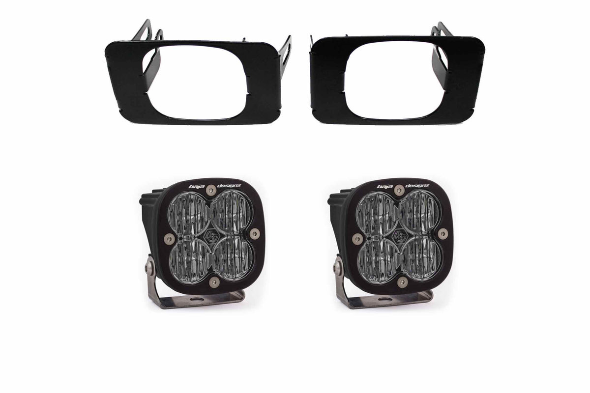 BD LED Fog Kit: F150 (15-20) & Super Duty (17-20) (Clear / Squadron SAE)