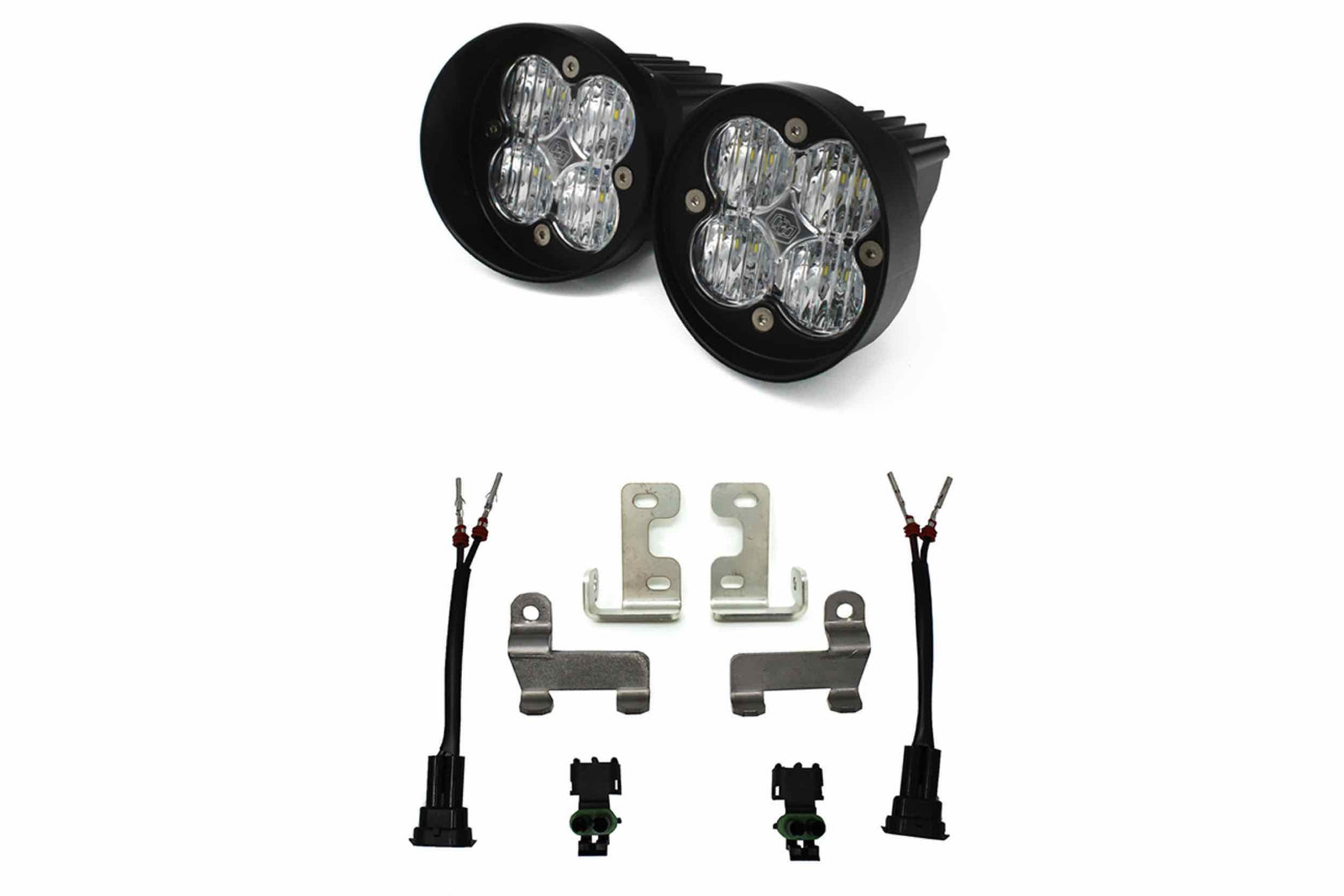 BD LED Fog Kit: Tacoma/Tundra/4Runner (Amber / Squadron Sport WC)