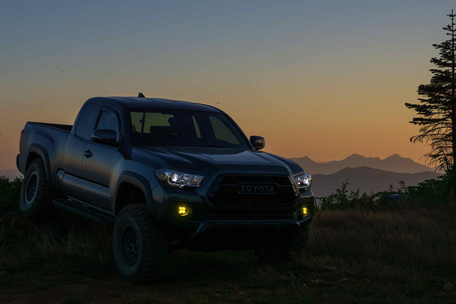 BD LED Fog Kit: Tacoma/Tundra/4Runner (Amber / Squadron Sport WC)