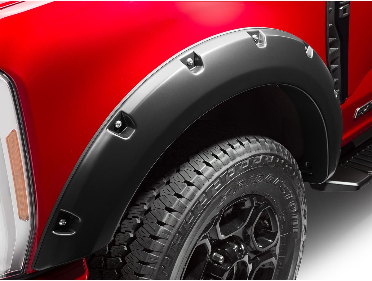 2023 - 2025 Ford F-250/ F-350 Bushwacker Pocket Style Fender Flares 4 Pc - Legends Auto Parts