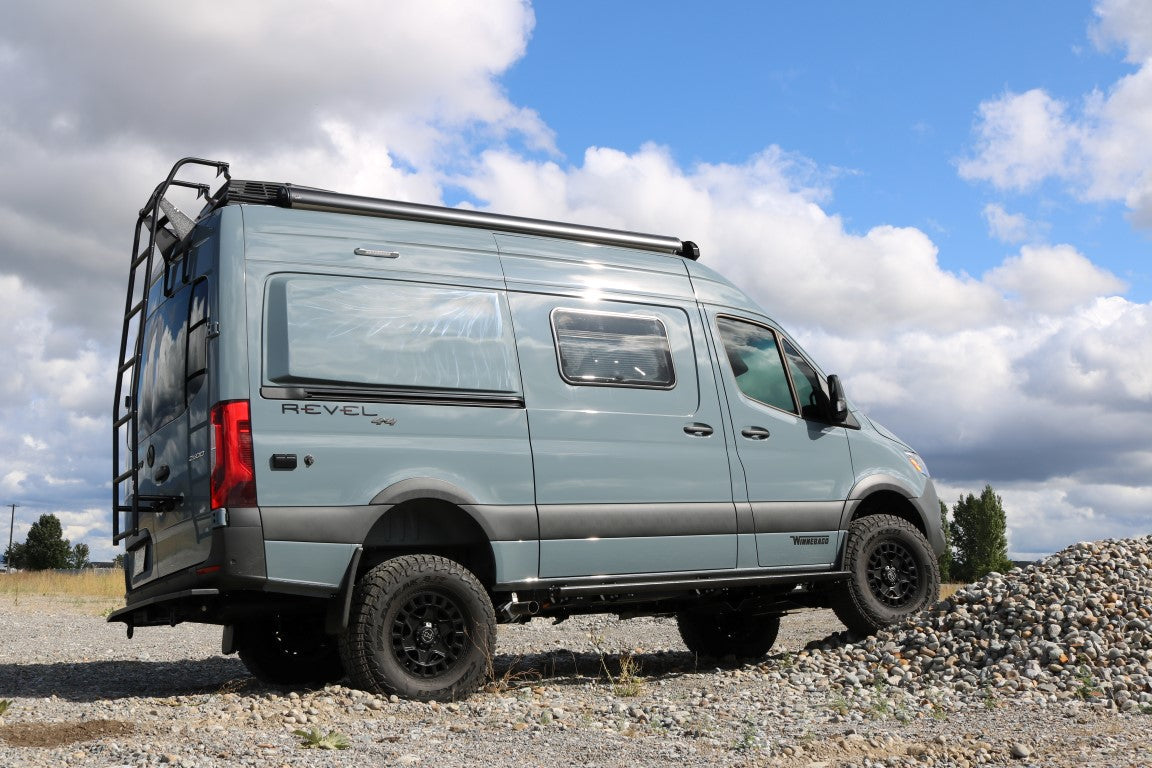 Big Tire Mudflap Relocation Kit Sprinter Sprinter 2500/3500/3500XD (2019-Up) Van Compass