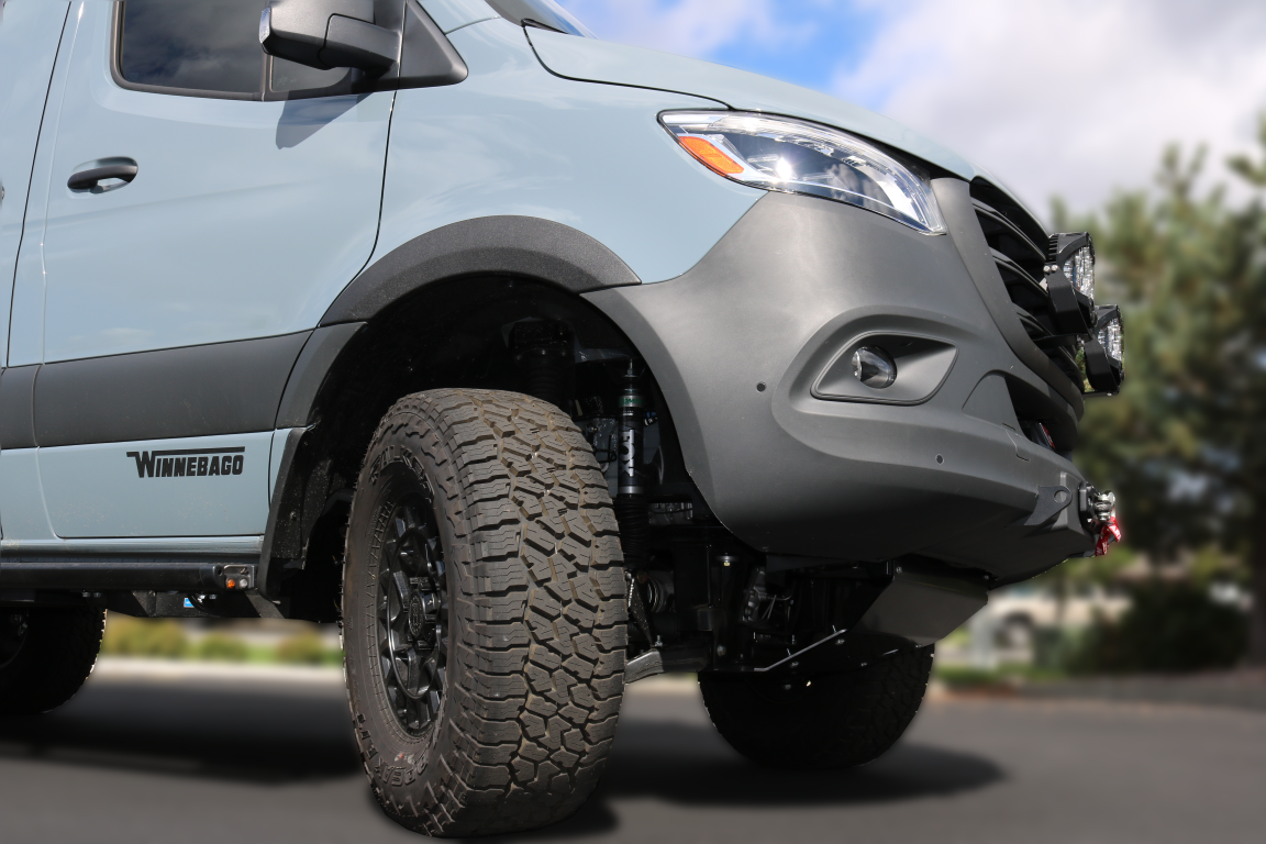 Big Tire Mudflap Relocation Kit Sprinter Sprinter 2500/3500/3500XD (2019-Up) Van Compass
