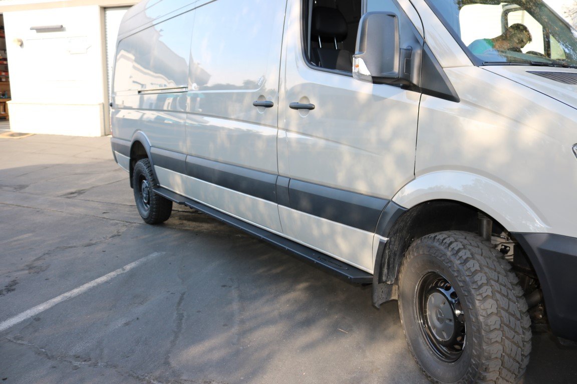 Rocker Guards Sprinter 4wd 170 Inch Wheelbase Only Fits Non-Lifted Sprinter 2500/3500/3500XD (2015-2022) Van Compass