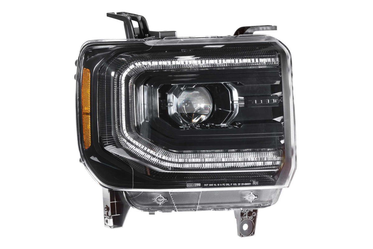 XB LED Headlights: GMC Sierra (14-18 / Set)