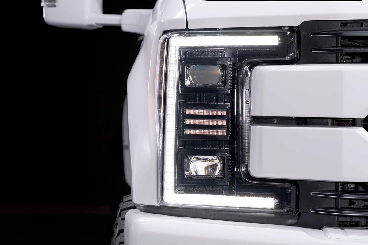 XB Hybrid LED Headlights: Ford Super Duty (17-19 / Set)