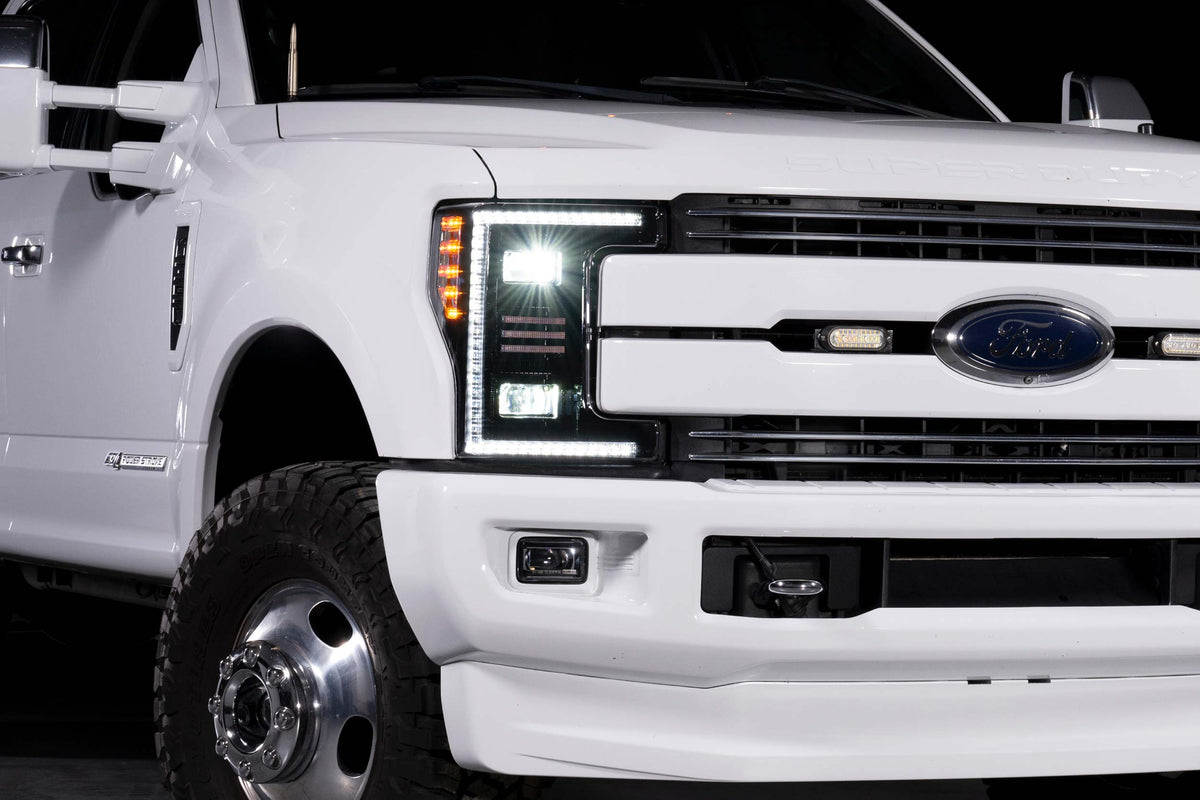 XB Hybrid LED Headlights: Ford Super Duty (17-19 / Set)