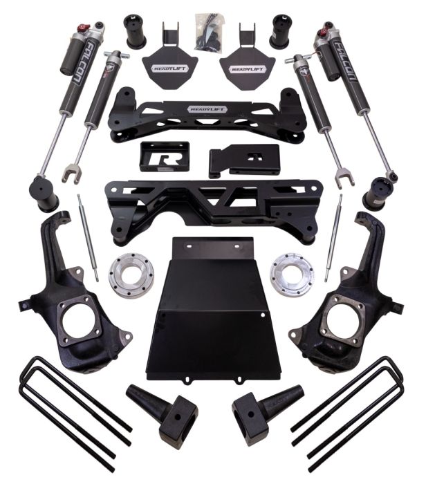 Ready Lift - 5-6'' MAX 2.1 Suspension System - GM Silverado / Sierra 2500HD/3500HD W/ Falcon Shocks 2011-2019 - Legends Auto Parts