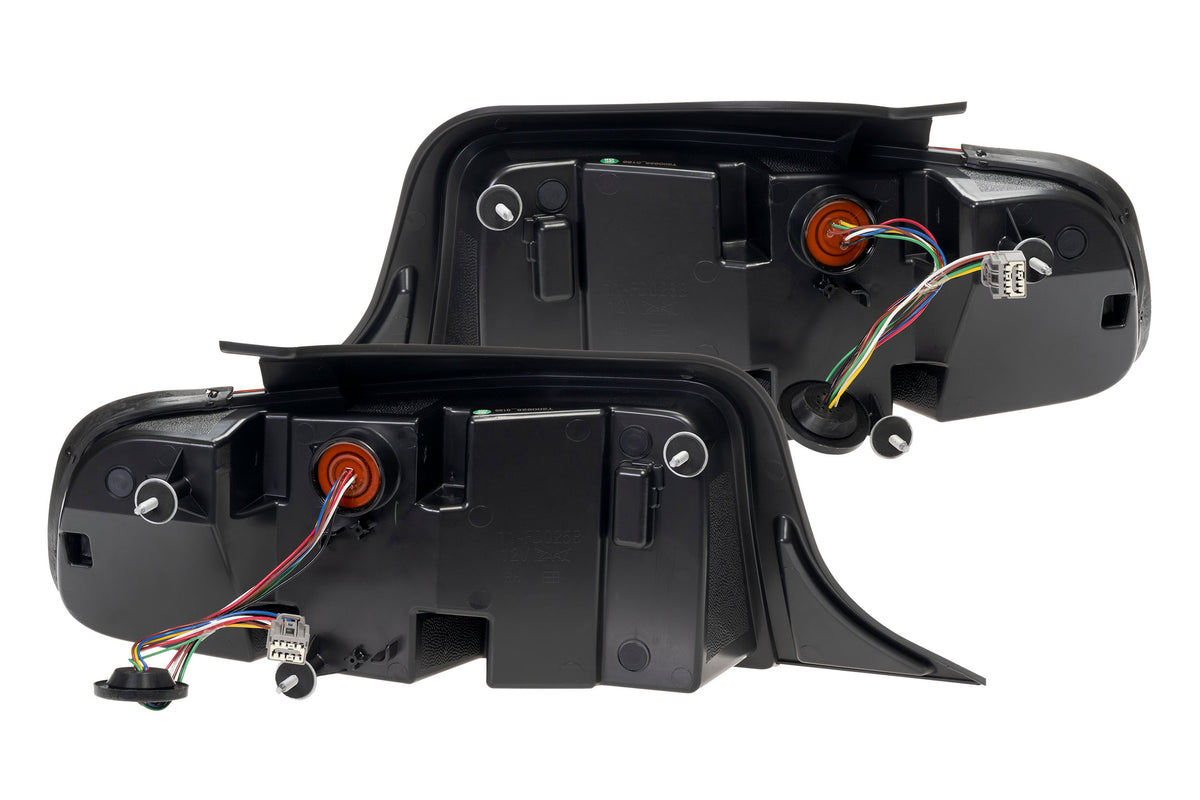 XB LED Tail Lights: Ford Mustang (13-14 / Smoked Lens / Set)