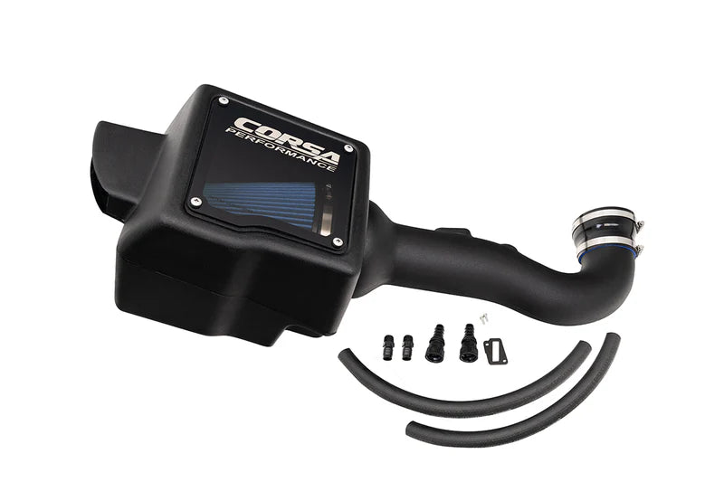 Corsa Performance - Closed Box Air Intake | 2014-19c Silverado, Sierra, 2015-20 GM SUV 5.3L - Legends Auto Parts