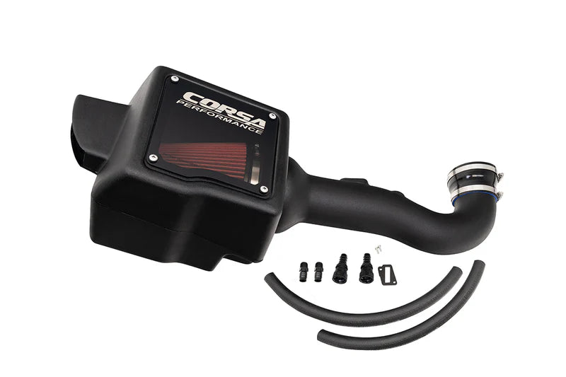 Corsa Performance - Closed Box Air Intake | 2014-19c Silverado, Sierra, 2015-20 GM SUV 5.3L - Legends Auto Parts