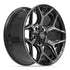 4PLAY 4P06 Wheels - Gloss Black Brushed with Tinted Clear