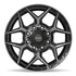 4PLAY 4P06 Wheels - Gloss Black Brushed with Tinted Clear