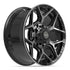 4PLAY 4P06 Wheels - Gloss Black Brushed with Tinted Clear