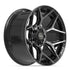 4PLAY 4P06 Wheels - Gloss Black Brushed with Tinted Clear