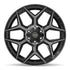 4PLAY 4P06 Wheels - Gloss Black Brushed with Tinted Clear