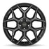 4PLAY 4P06 Wheels - Gloss Black Brushed with Tinted Clear
