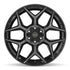 4PLAY 4P06 Wheels - Gloss Black Brushed with Tinted Clear