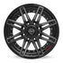 4PLAY 4P08 Wheels - Gloss Black Brushed with Tinted Clear