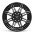4PLAY 4P08 Wheels - Gloss Black Brushed with Tinted Clear