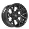 4PLAY 4P40 Wheels - Gloss Black Brushed with Tinted Clear