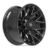 4PLAY 4P40 Wheels - Gloss Black Brushed with Tinted Clear