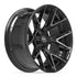 4PLAY 4P40 Wheels - Gloss Black Brushed with Tinted Clear