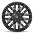 4PLAY 4P40 Wheels - Gloss Black Brushed with Tinted Clear