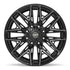 4PLAY 4P40 Wheels - Gloss Black Brushed with Tinted Clear
