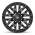 4PLAY 4P40 Wheels - Gloss Black Brushed with Tinted Clear