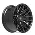 4PLAY 4P40 Wheels - Gloss Black Brushed with Tinted Clear
