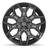 4PLAY 4P44 Wheels - Gloss Black Brushed with Tinted Clear