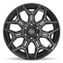4PLAY 4P44 Wheels - Gloss Black Brushed with Tinted Clear