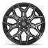 4PLAY 4P44 Wheels - Gloss Black Brushed with Tinted Clear