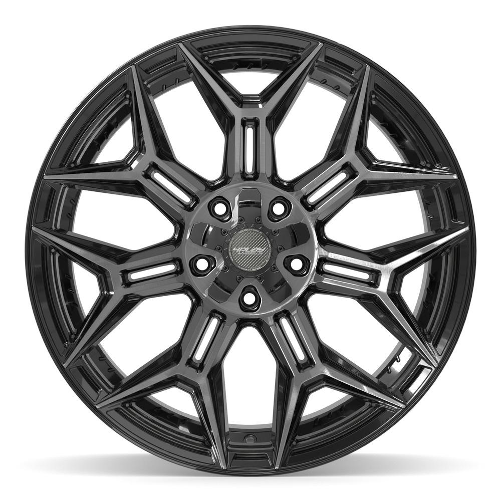 4PLAY 4P44 Wheels - Gloss Black Brushed with Tinted Clear