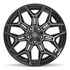 4PLAY 4P44 Wheels - Gloss Black Brushed with Tinted Clear