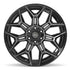 4PLAY 4P44 Wheels - Gloss Black Brushed with Tinted Clear