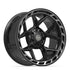 4PLAY 4P55 Wheels - Gloss Black Brushed with Tinted Clear