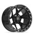 4PLAY 4P55 Wheels - Gloss Black Brushed with Tinted Clear