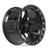 4PLAY 4P55 Wheels - Gloss Black Brushed with Tinted Clear