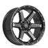 4PLAY 4P63 Wheels - Gloss Black Brushed with Tinted Clear