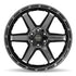 4PLAY 4P63 Wheels - Gloss Black Brushed with Tinted Clear