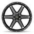 4PLAY 4P63 Wheels - Gloss Black Brushed with Tinted Clear